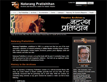 Tablet Screenshot of natarang.org